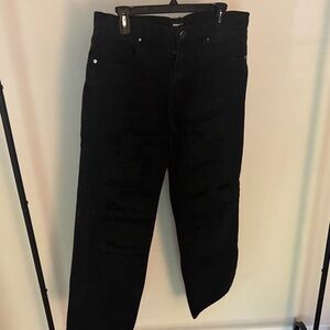 Fashion Nova Black Slim Straight Jeans